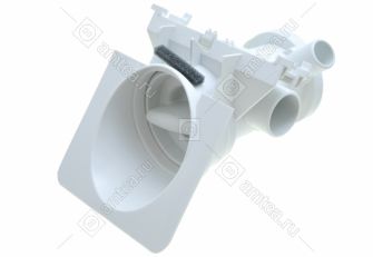 Корпус фильтра (улитка) в сборе стиральной машины Whirlpool