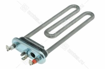 ТЭН (нагреватель) L=190 мм, 1900W, прямой с отверстием стиральной машины Bosch, Samsung