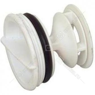 Фильтр (крышка, заглушка) насоса (белый) стиральной машины Bosch, Siemens 