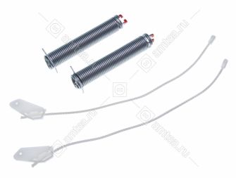 Доводчики двери (ремкомплет, тросики с пружинами) 45 см посудомоечной машины Bosch, Siemens