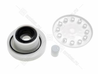 Суппорт в сборе (правый, со стороны шкива, резьба по часовой, 6204 + 30x46.8x8.7/13) стиральной машины Electrolux