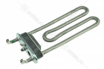 ТЭН (нагреватель) L=170 мм, 1700W, изогнутый с отверстием стиральной машины Indesit, Ariston