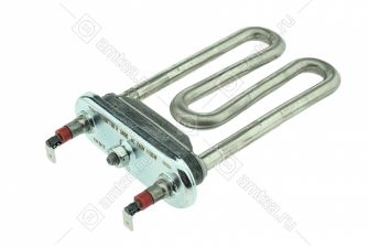 ТЭН (нагреватель) парогенератора L=120 мм, 1100W, прямой без отверстия стиральной машины LG