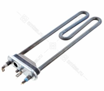 ТЭН (нагреватель) L=230 мм, 1750W, прямой с отверстием стиральной машины 