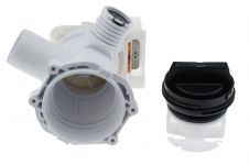 Насос Copreci с улиткой (на 4х защ. клеммы сзади вместе) Indesit, Ariston