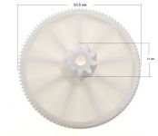 Шестерня (большая) мясорубки Braun ORIGINAL