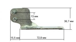 Петля (навеска) центральная холодильника Stinol, Indesit, Ariston