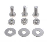 Крепеж крестовины барабана (винт М10х25, гайка, шайба) стиральной машины