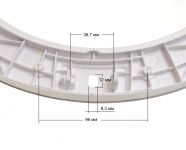 Внутреннее обрамление люка стиральной машины Beko