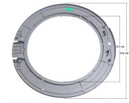 Внутреннее обрамление люка стиральной машины Samsung
