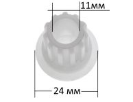 Втулка (муфта) шнека мясорубки Philips (длинная)