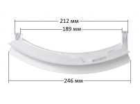 Ручка люка (белая) стиральной машины Bosch, Siemens