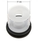 Фильтр (крышка, заглушка) насоса (черный) стиральной машины Bosch, Siemens ORIGINAL