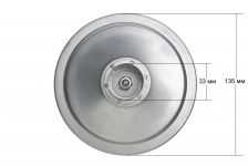 Мотор пылесоса 1800W H=118 мм, D=135 мм