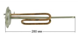 ТЭН (нагреватель) водонагревателя 1500W RF 92 ИТА (медь, фланец 92 мм, М6)