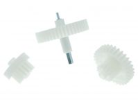 Шестерни (комплект 3 шт.) мясорубки Vitek, Panasonic, Scarlett, Elenberg, Saturn, Maxwell, Rolsen, Supra