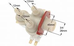 Клапан залива воды универсальный 3W-90