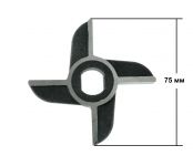 Нож МИМ-300 без бурта двухсторонний промышленной мясорубки