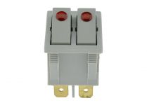 Блок кнопок включения водонагревателя, радиатора 