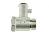 Предохранительный (обратный) клапан без рычажка водонагревателя 1/2'' 8 бар ИТА