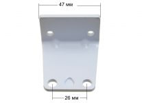 Навеска двери нижняя (белая) холодильника STINOL 110, 104