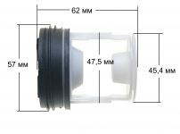 Фильтр (крышка, заглушка, БЕЗ РЕЗИНКИ) насоса стиральной машины Samsung ORIGINAL