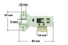 Устройство блокировки люка стиральной машины Gorenje