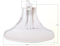 Ручка люка (комплект) стиральной машины Indesit, Ariston