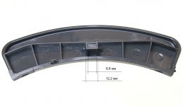 Ручка люка стиральной машины Beko (серая)