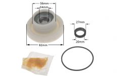 Суппорт в сборе EBI правый, со стороны шкива (6203+VA22) стиральной машины Electrolux, Zanussi, AEG