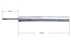 Анод магниевый М4х45мм D=16мм L=140мм для водонагревателя