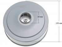 Мотор пылесоса 1400W H=112 мм D=135 мм с отбортовкой Samsung